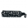 Pencil bag squared black white music symbols P-1022