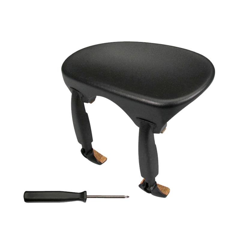 Wittner Composite Violin Chinrest For 1/2 & 1/4 Size – Side Mount, Hypoallergenic, Made In Germany