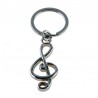 Keyring treble clef