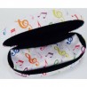 Eyeglass case treble clef S-8007