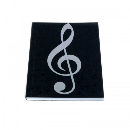 Notebook A6 treble clef
