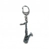 Pewter Keyring saxophone