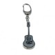 Pewter Keyring acoustic guitar