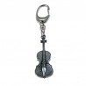 Pewter Keyring cello