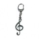 Pewter Keyring treble clef