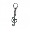 Pewter Keyring treble clef