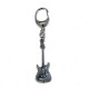 Pewter Keyring electric guitar Strato