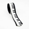 Tie keyboard black and white