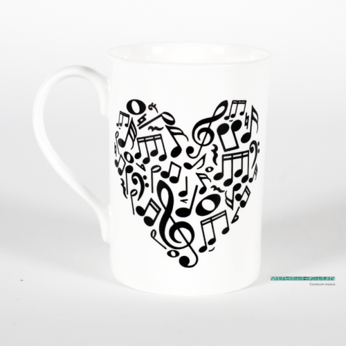 Mug musical heart